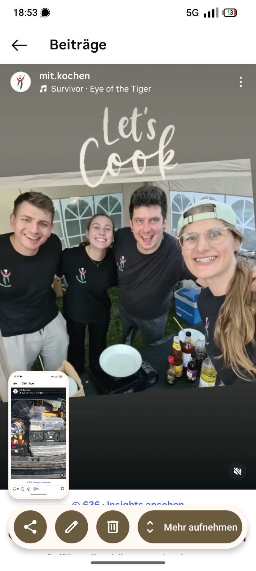Let's Cook – die Crew ist ready