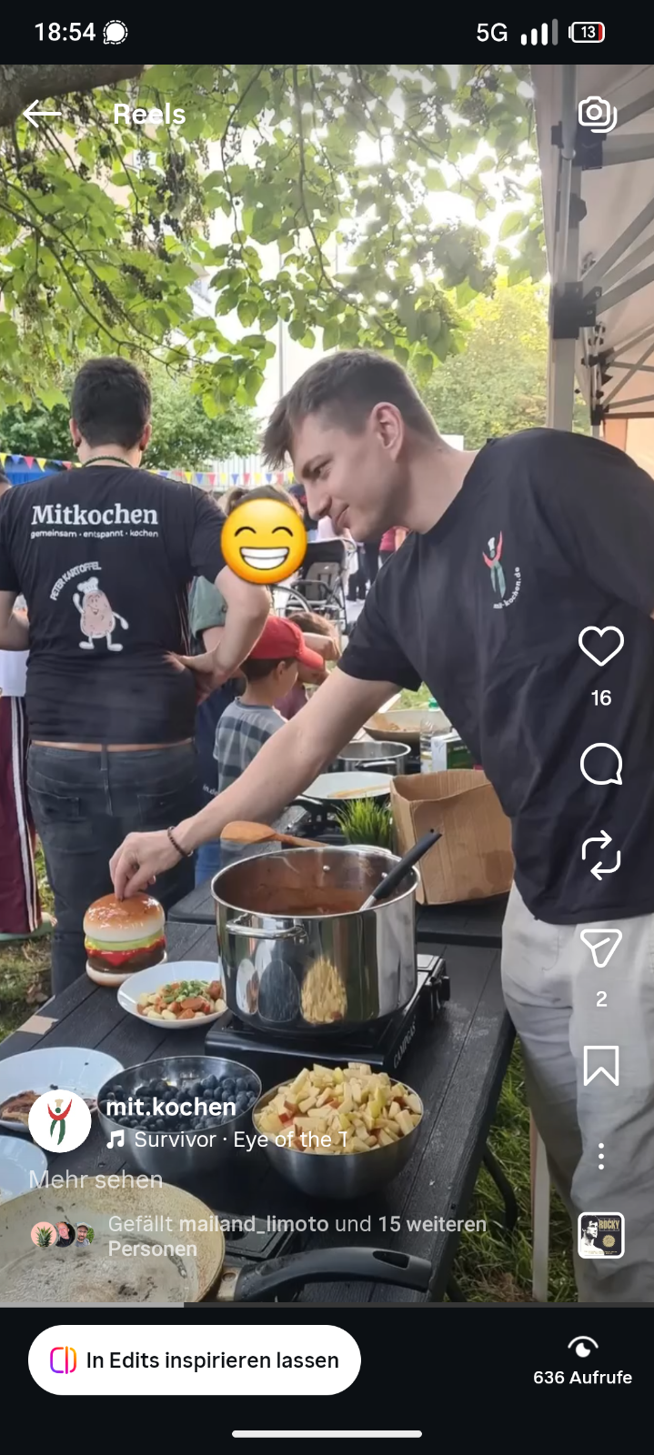 Neues Mitkochen Banner